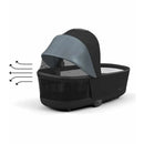 Cybex - Priam 4/E-Priam 2 Lux Carry Cot, Deep Black Image 3
