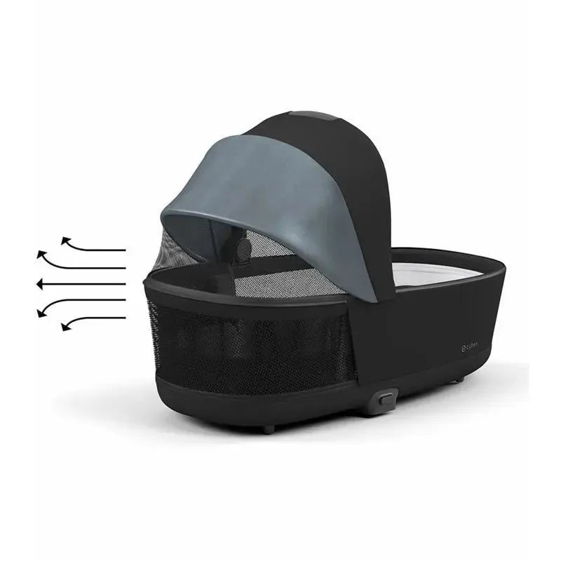 Cybex - Priam 4/E-Priam 2 Lux Carry Cot, Deep Black Image 3