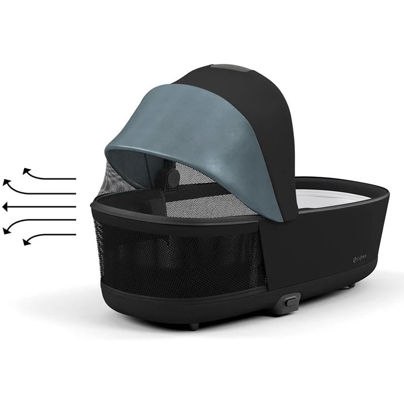 Cybex - Priam 4/E-Priam 2 Lux Carry Cot, Leaf Green Image 3