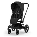 Cybex Priam Stroller Matte Black Frame/Sepia Black Lux Seat Image 1