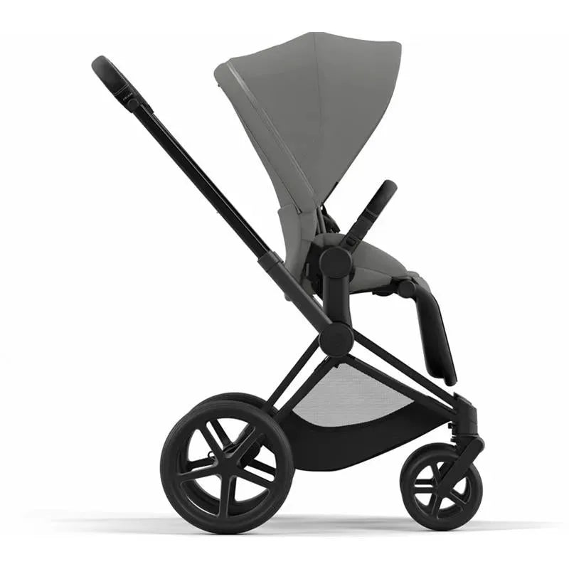 Cybex - Priam4, Matte Black/Black + Soho Grey Seat Pack Image 2