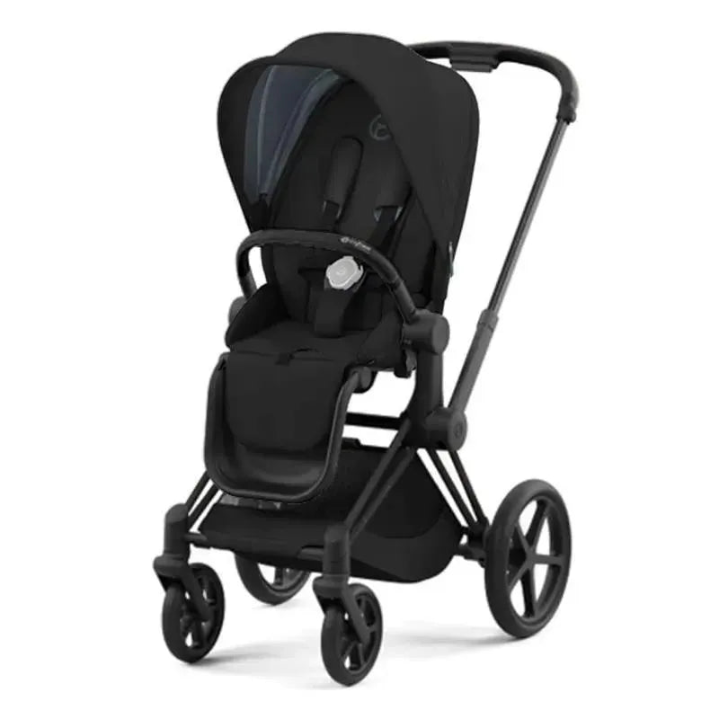 Cybex - Priam 4 Stroller Matte Black Frame/Deep Black Seat Image 1