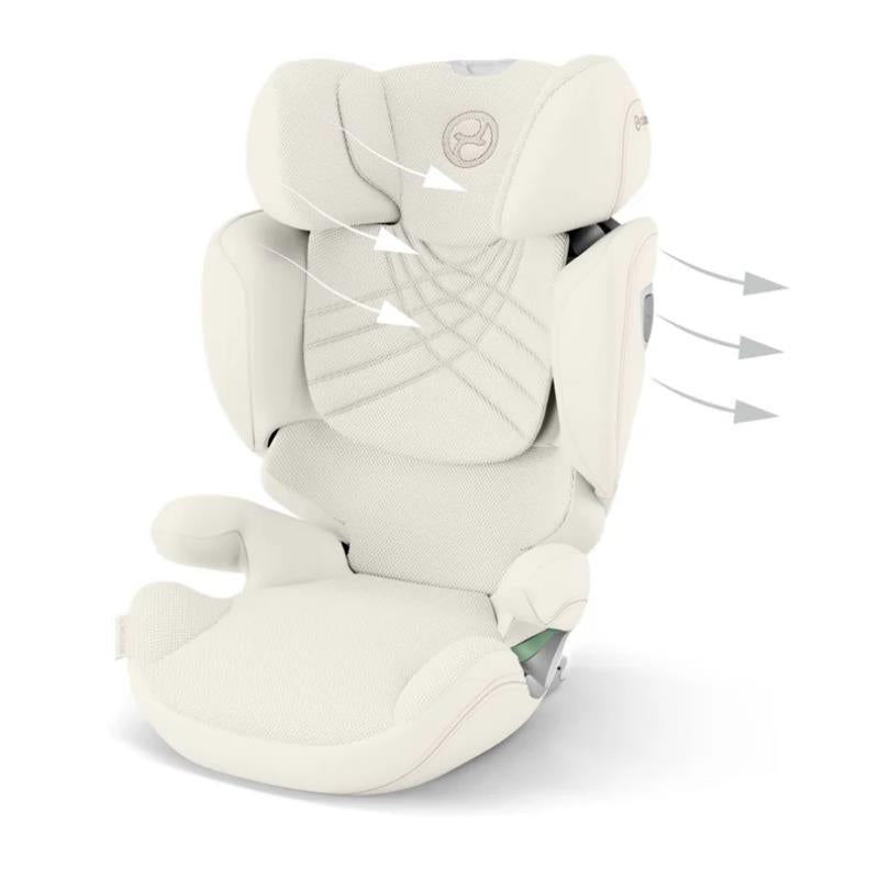 Cybex Solution T High-Back Booster Seat, Off White Image 7