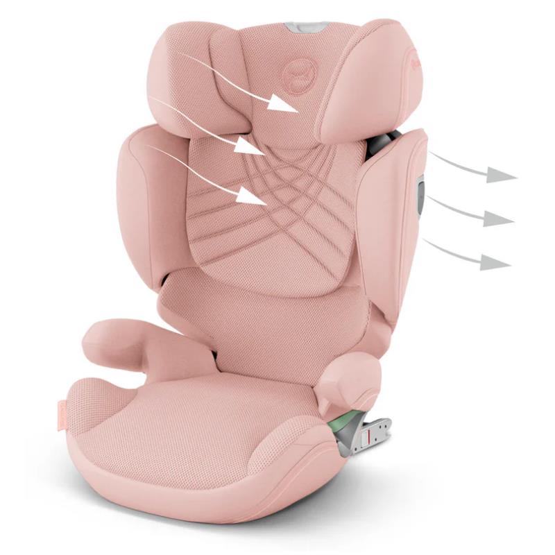 Cybex Solution T High-Back Booster Seat, Peach Pink Image 2