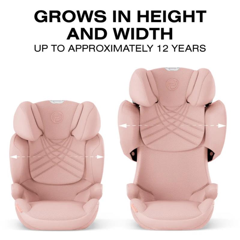 Cybex Solution T High-Back Booster Seat, Peach Pink Image 7