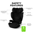 Cybex Solution T High-Back Booster Seat, Sepia Black Image 3