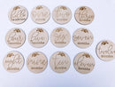Wooden Monthly Milestone Discs