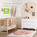 Dadada - Baby’s 3-in-1 Austin Convertible Crib, Natural Image 3