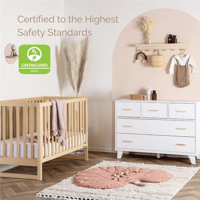 Dadada - Baby’s 3-in-1 Austin Convertible Crib, Natural Image 3