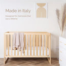 Dadada - Baby’s 3-in-1 Austin Convertible Crib, Natural Image 4