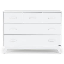 Dadada - Soho 5-Drawer Dresser for Nursery and Bedroom, White Image 1
