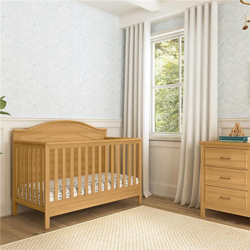 Davinci Charlie 4-in-1 Convertible Crib, Honey Image 5