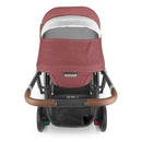 Uppababy - Cruz V2 Stroller, Lucy (Rosewood Mélange/Carbon Frame/Saddle Leather) Image 3