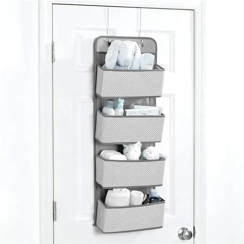 Delta - 2 Pk 4 Pocket Nursery Organizr, Cool Grey Image 3