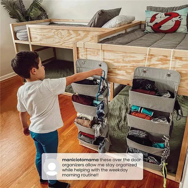 Delta - 2 Pk 4 Pocket Nursery Organizr, Cool Grey Image 7