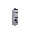 Delta - 6 Shelf Storage With 2 Drawers, Navy Image 1