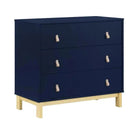 Delta Children - BabyGap Legacy 3 Drawer Dresser with Leather Pulls, Navy/Natural Image 1