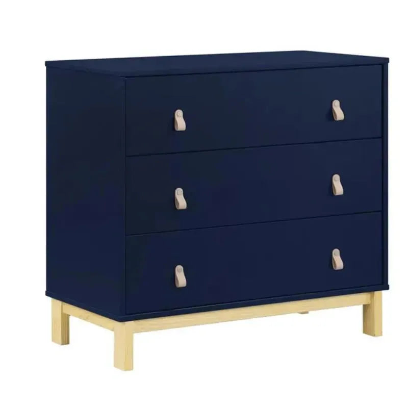 Delta Children - BabyGap Legacy 3 Drawer Dresser with Leather Pulls, Navy/Natural Image 1