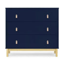 Delta Children - BabyGap Legacy 3 Drawer Dresser with Leather Pulls, Navy/Natural Image 3