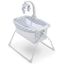 Delta - Deluxe Activity Sleeper Bedside Bassinet Folding Portable Crib For Newborns, Windmill Image 2