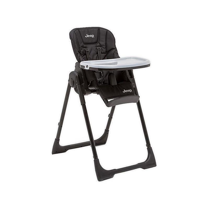 Delta - Jeep Classic Convertible High Chair, Midnight Black Image 1