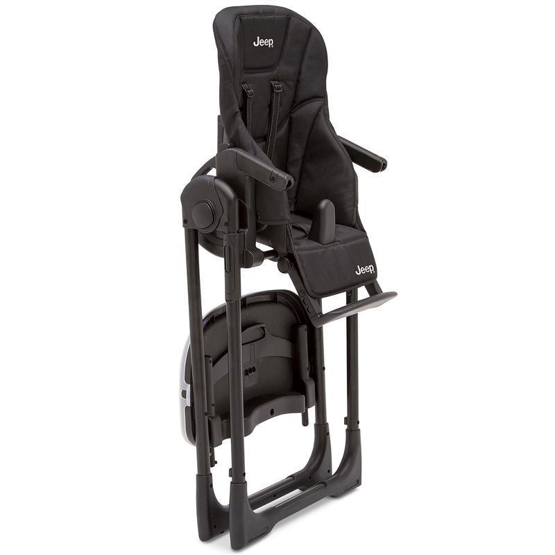 Delta - Jeep Classic Convertible High Chair, Midnight Black Image 2