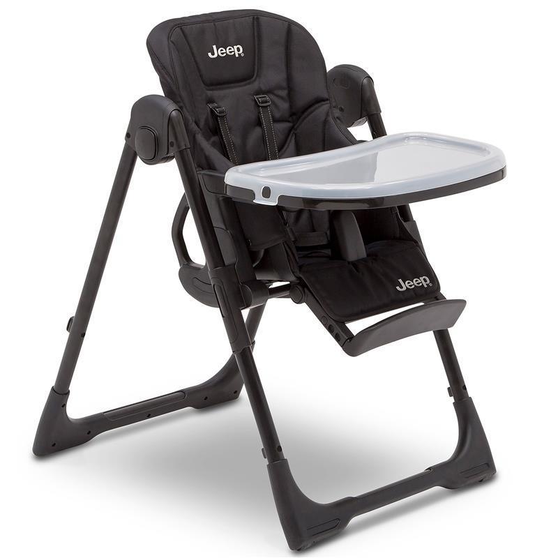 Delta - Jeep Classic Convertible High Chair, Midnight Black Image 4