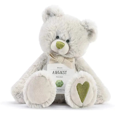 Demdaco - August Birthstone Plush Bear Image 1