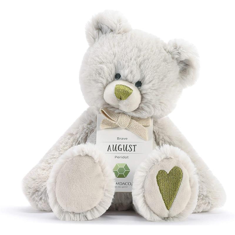 Demdaco - August Birthstone Plush Bear Image 1