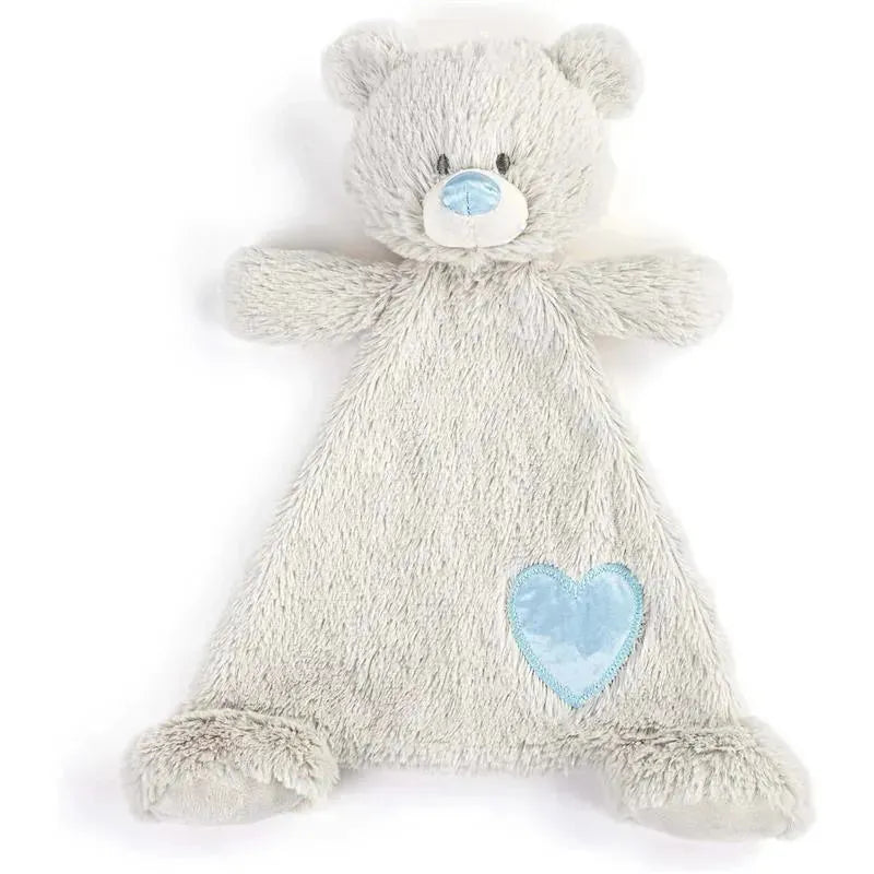 DEMDACO - Birthstone Blue and Grey, Stuffed Animal Blankie Bear December Image 5
