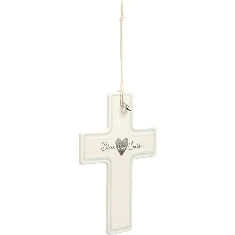 Demdaco - Bless This Child Wall Cross, Blue Image 4