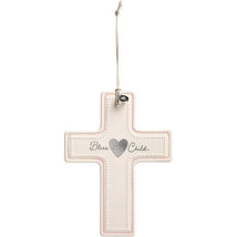 Demdaco - Bless This Child Wall Cross, Pink Image 1