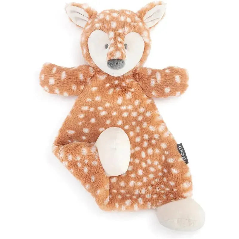 DEMDACO - Cozies Fiona Fawn Tan and White, Stuffed Animal Security Snuggly Rattle Blankie Image 5