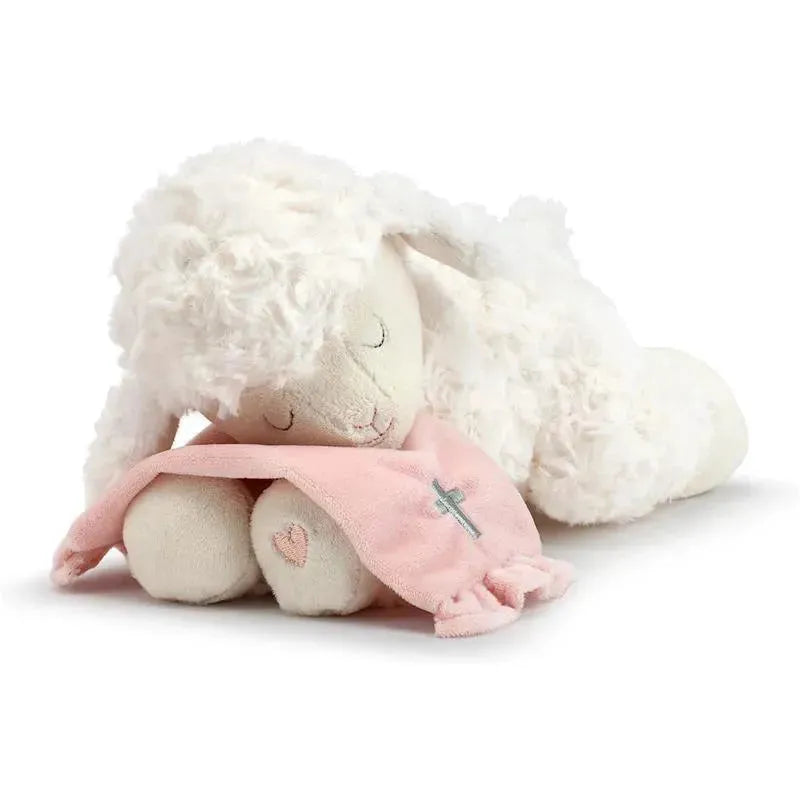 Demdaco - Pink Goodnight Prayer Mechanical Lamb Image 1