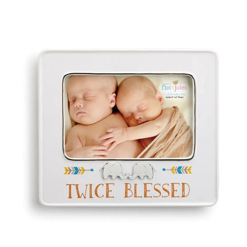 Demdaco - Twice Blessed Frame 4X6 Twin Image 1