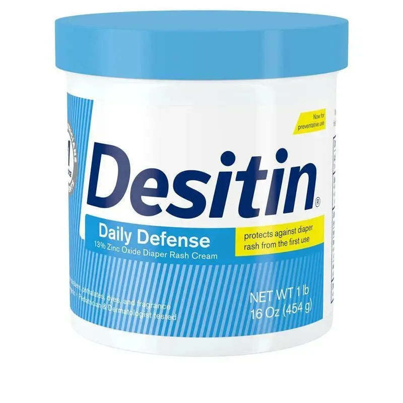 Desitin Rapid Relief 16Oz - Blue Jar - Baby Diaper Rash Image 1