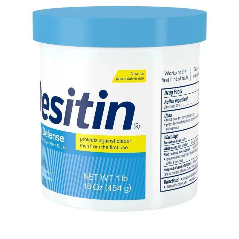 Desitin - 16 Oz Rapid Relief Blue Jar Baby Diaper Rash Image 3