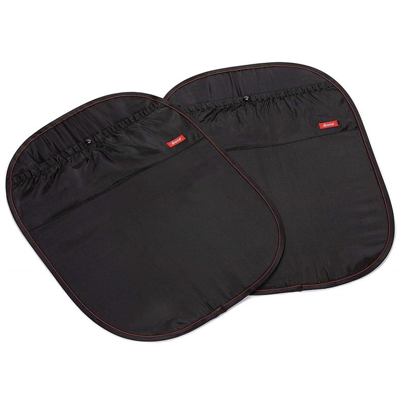 Diono Pack Of 2 Seat Protector Stuff N' Scuff, Black Image 1