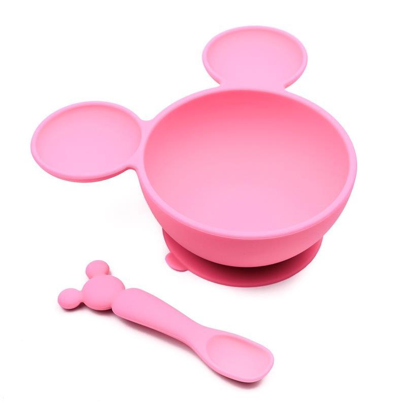 Disney Baby Minnie Mouse Feeding Set, Pink Image 1