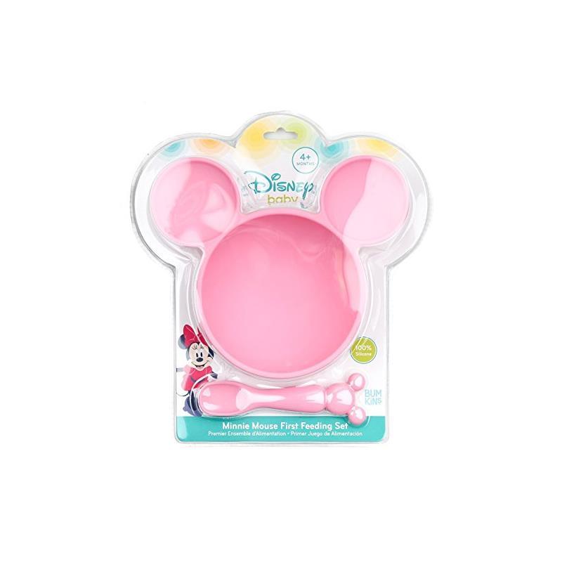 Disney Baby Minnie Mouse Feeding Set, Pink Image 7