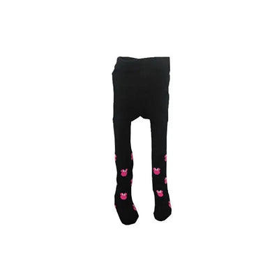 Disney Baby Minnie Tights Fashion, Black, Size 9-18M Image 1