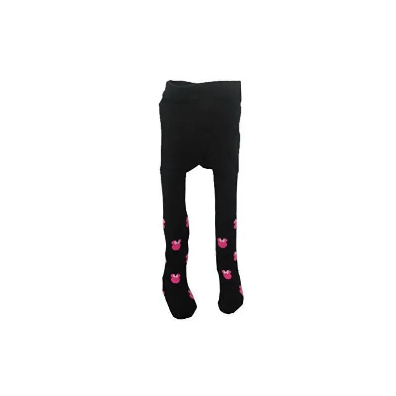 Disney Baby Minnie Tights Fashion, Black, Size 9-18M Image 1