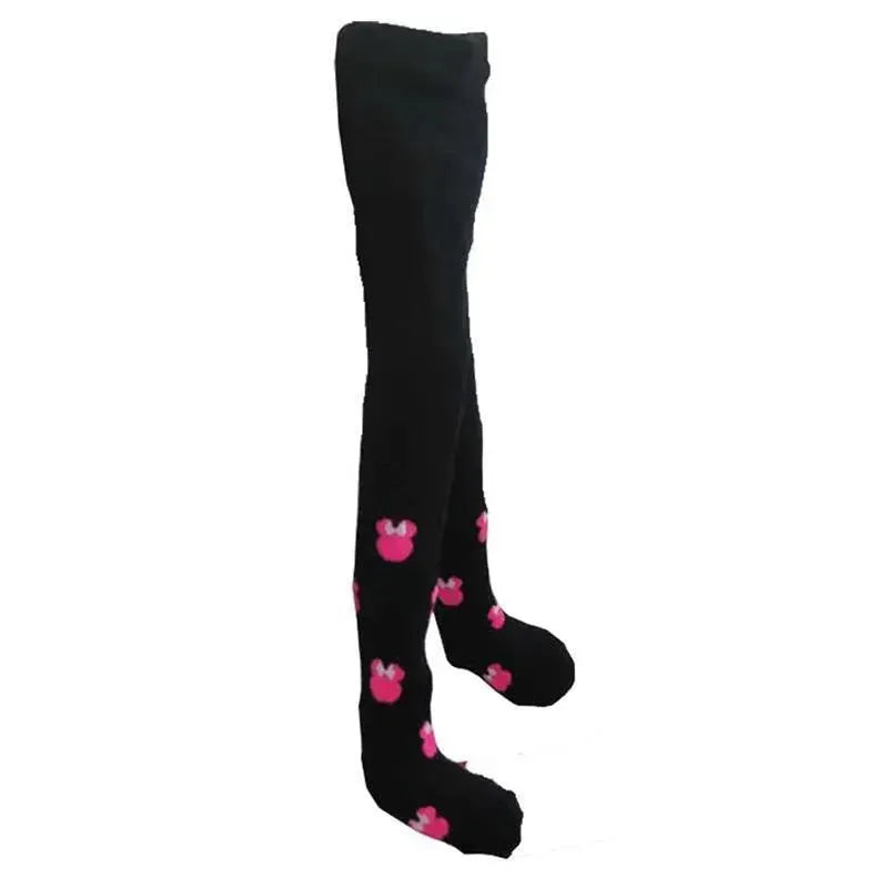 Disney Baby Minnie Tights Fashion, Black, Size 9-18M Image 2