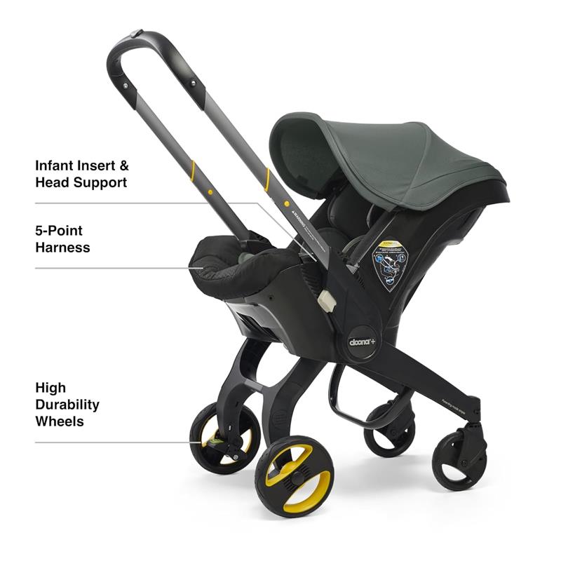 Doona - Infant Car Seat With Base, Slate Green Image 4