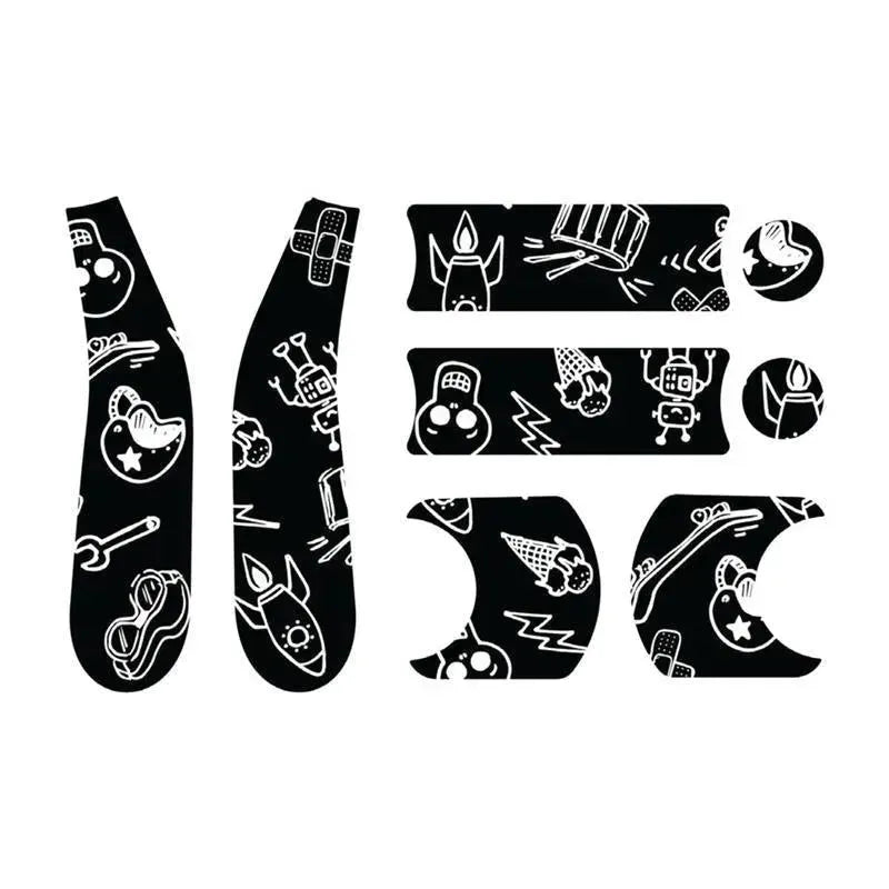 Doona - Liki Sticker Set, Black & White Cool Sketch Image 1