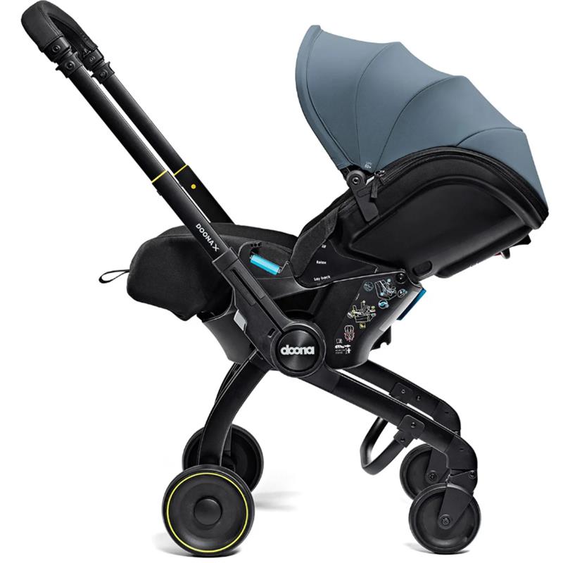 Doona X Infant Car Seat & Latch Base, Ocean Blue Image 4