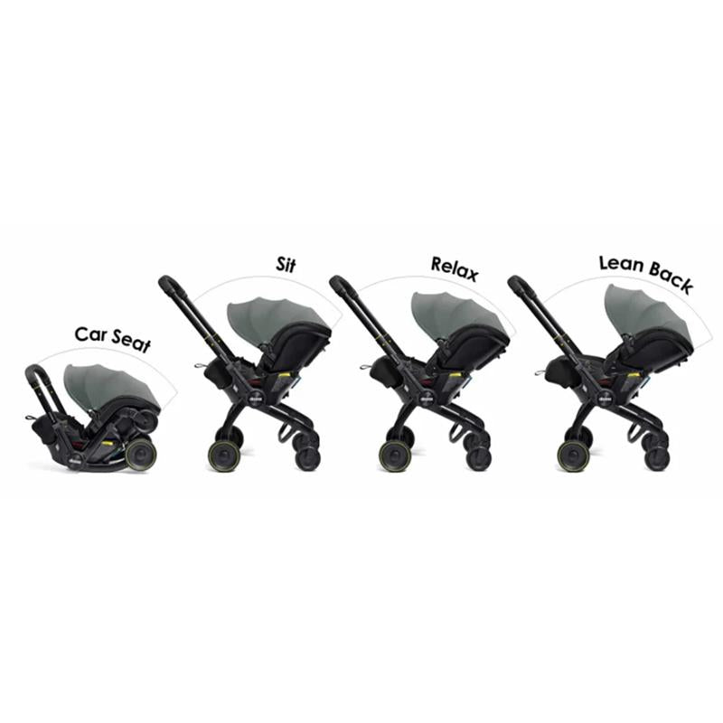 Doona X Infant Car Seat & Latch Base, Slate Green Image 6