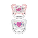 Dr. Brown - 2Pk Prevent Glow In The Dark Butterfly Shield Pacifier, Pink Image 1