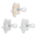 Dr. Brown 3Pk Advantage One-Piece Pacifiers, Stage 1, Neutral Image 1