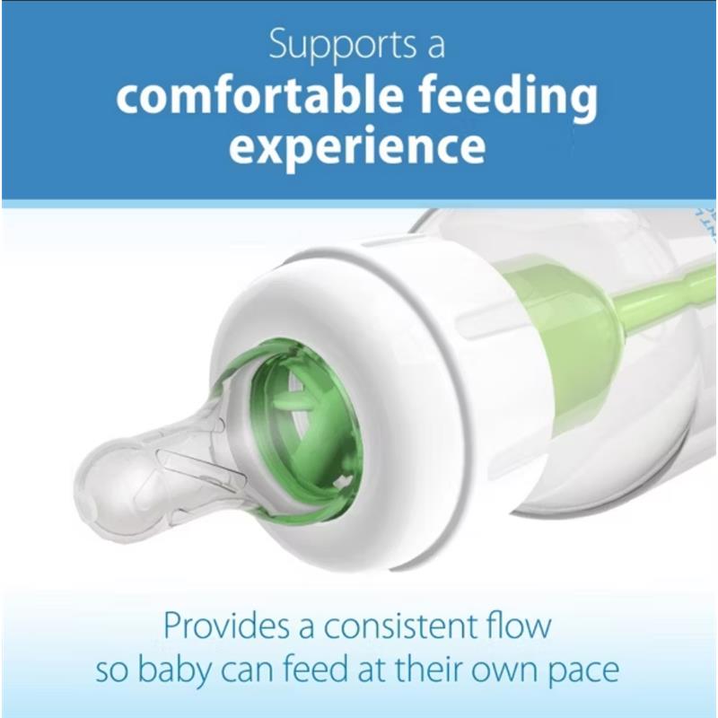 Dr. Brown 3Pk Anti-Colic Options+ Narrow Baby Bottle with Level 1 Slow Flow Nipple & HappyPaci Pacifier 8oz/250ml Image 8